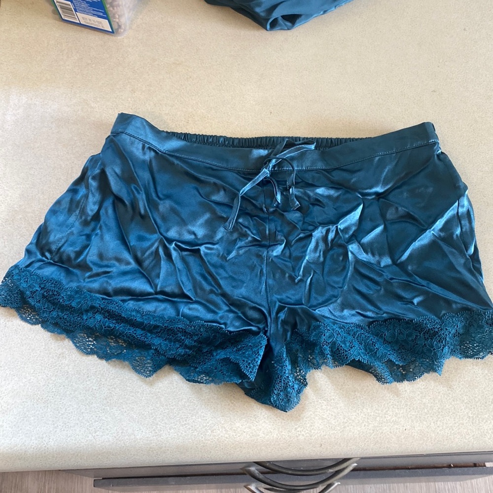 Etam milky shorts - blue